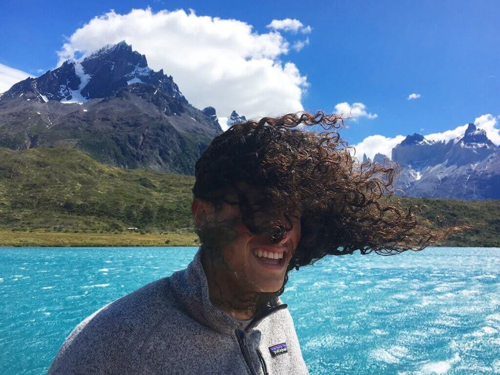 Sam in Patagonia